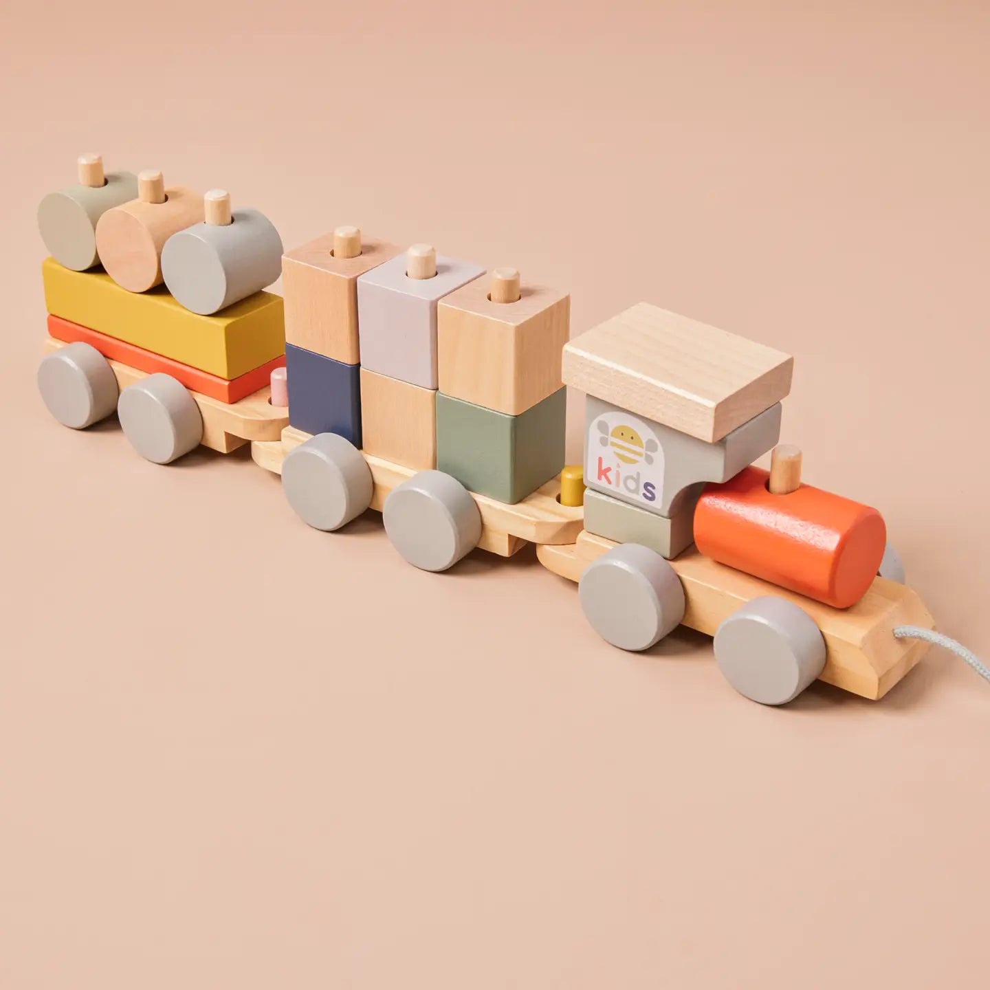 Wooden Pull Along Activity Train (Fsc)