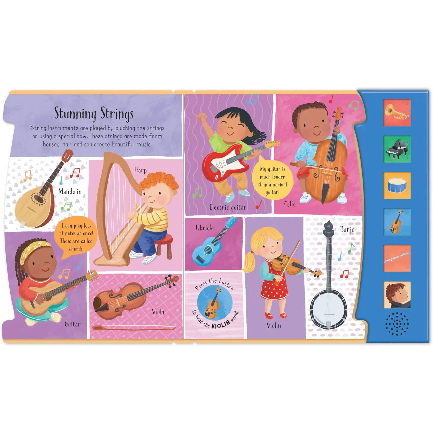 My First Instruments - Children's 6 Button Sound Book