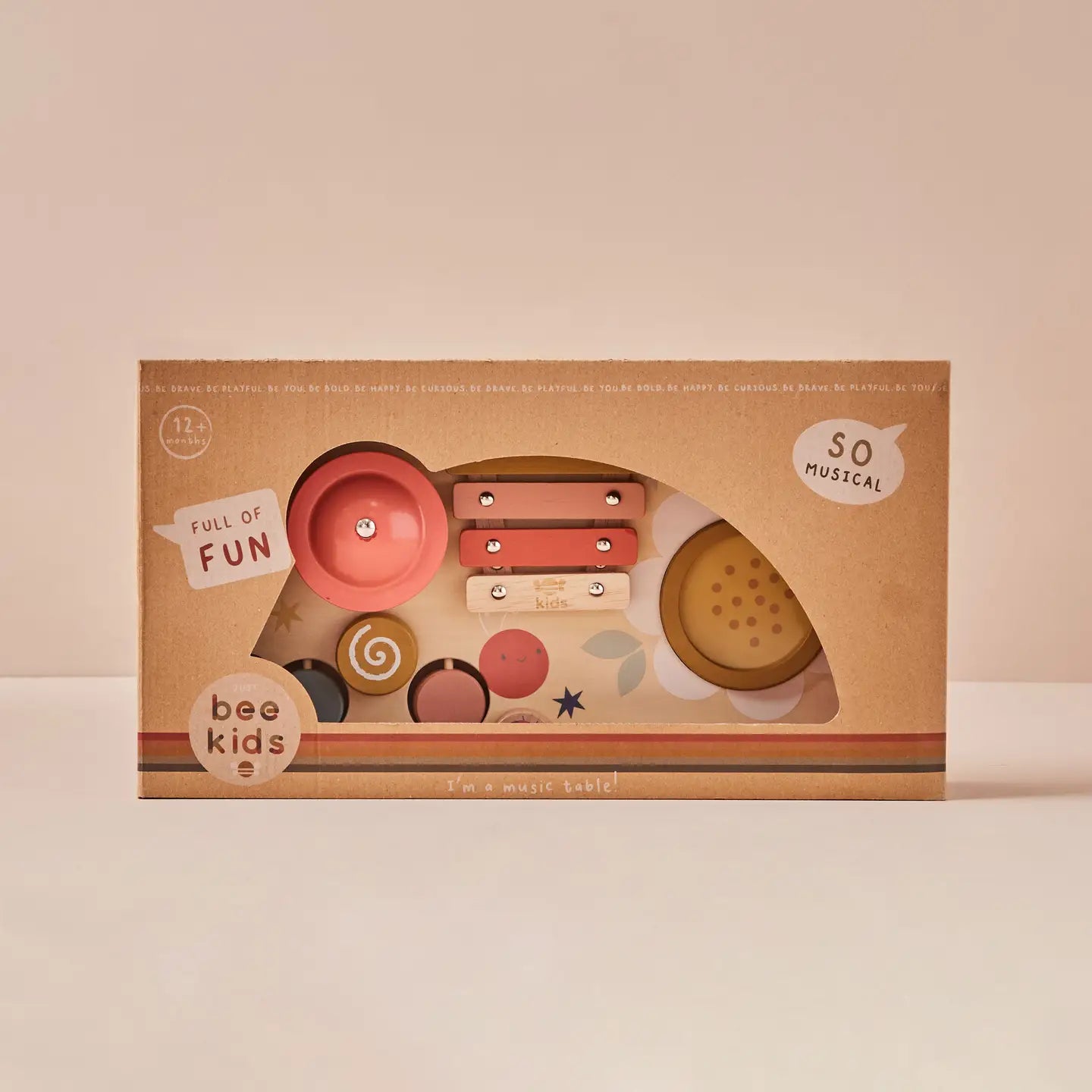 Wooden Table Top Music & Activity Table
