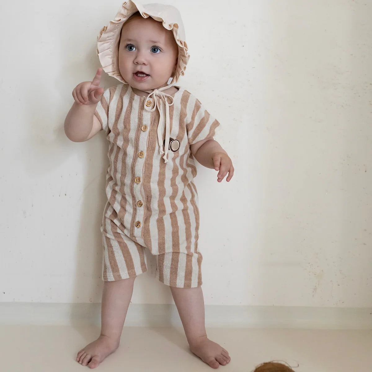Organic Terry Onesie - Vintage Green