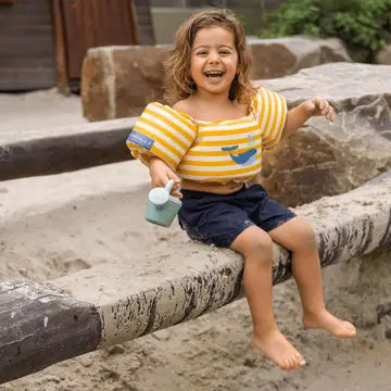 Whale Yellow/White Puddle Jumper 2-6 Years