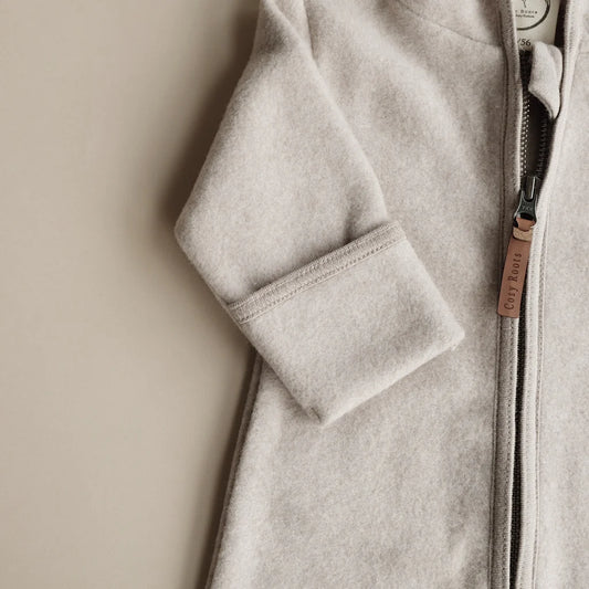 Organic Fleece Overall - taupe