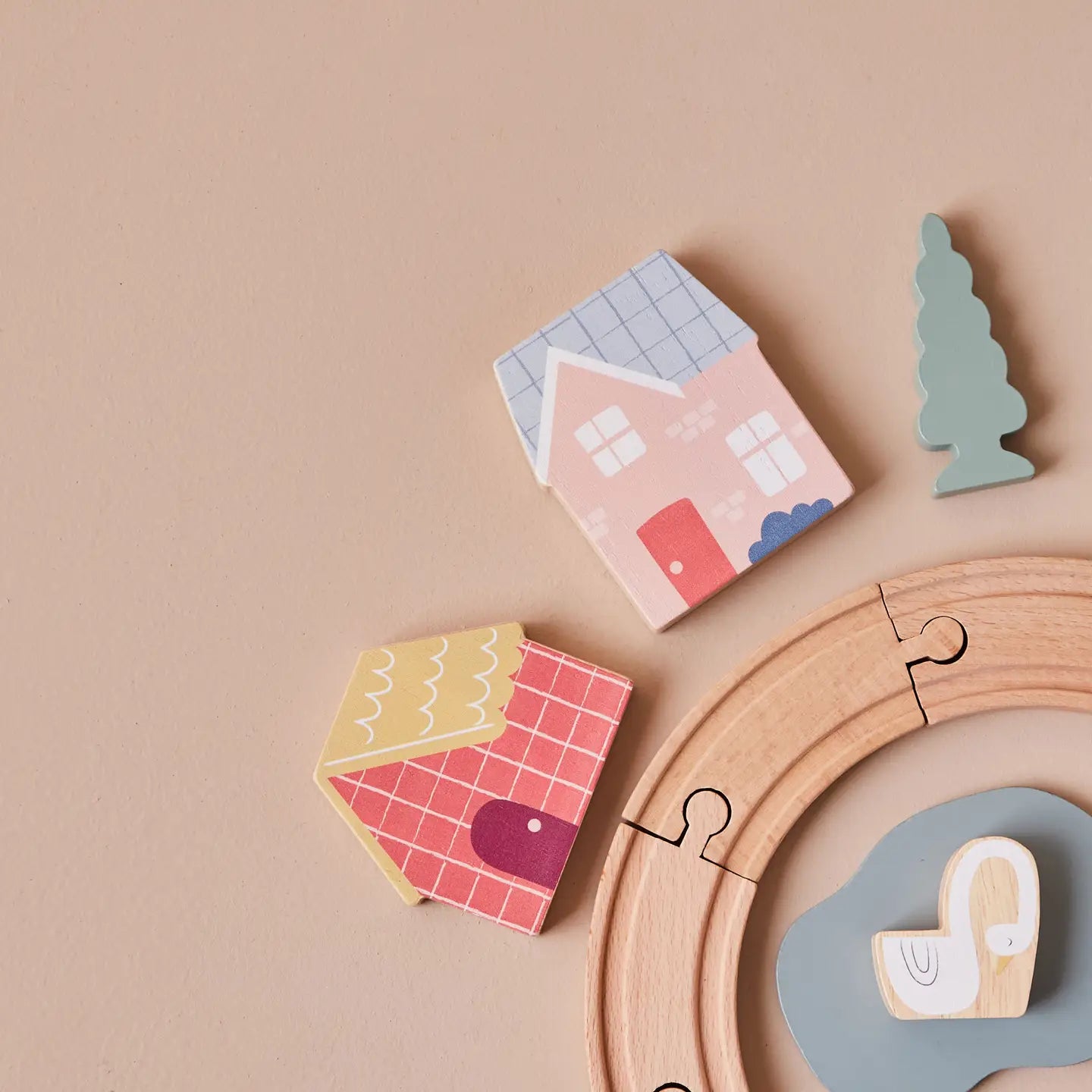 Wooden Kids Train Set (Fsc)