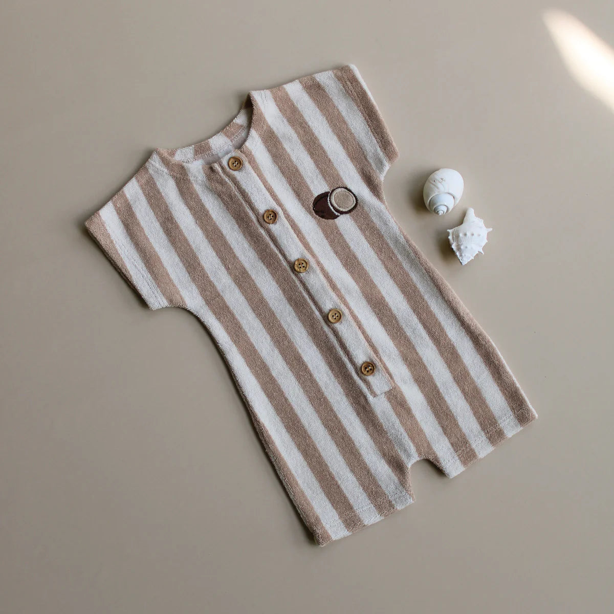 Organic Terry Onesie - Vintage Green