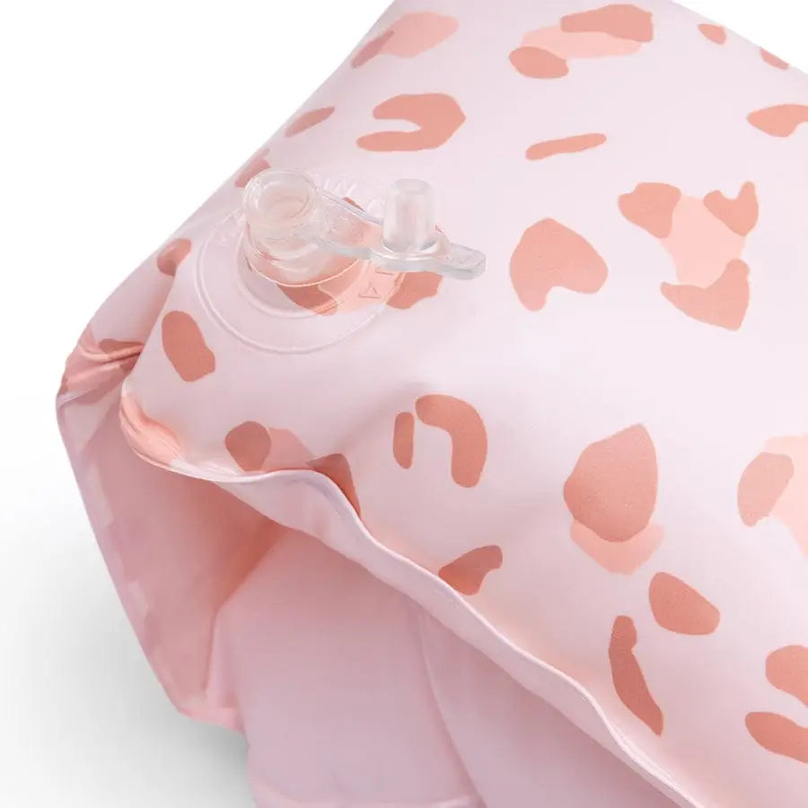 Leopard Old Pink Swimming Armbands