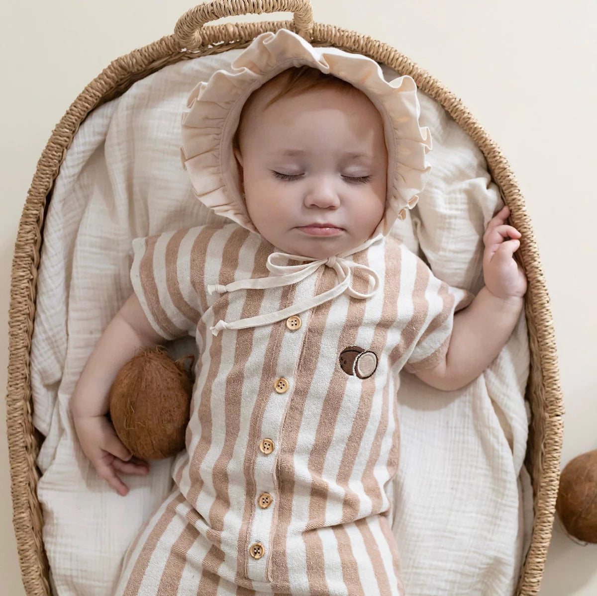 Organic Terry Onesie - Vintage Green