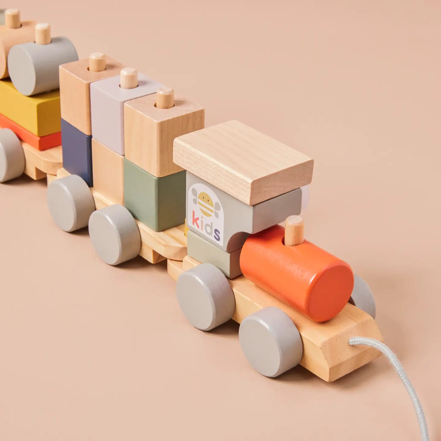 Wooden Pull Along Activity Train (Fsc)