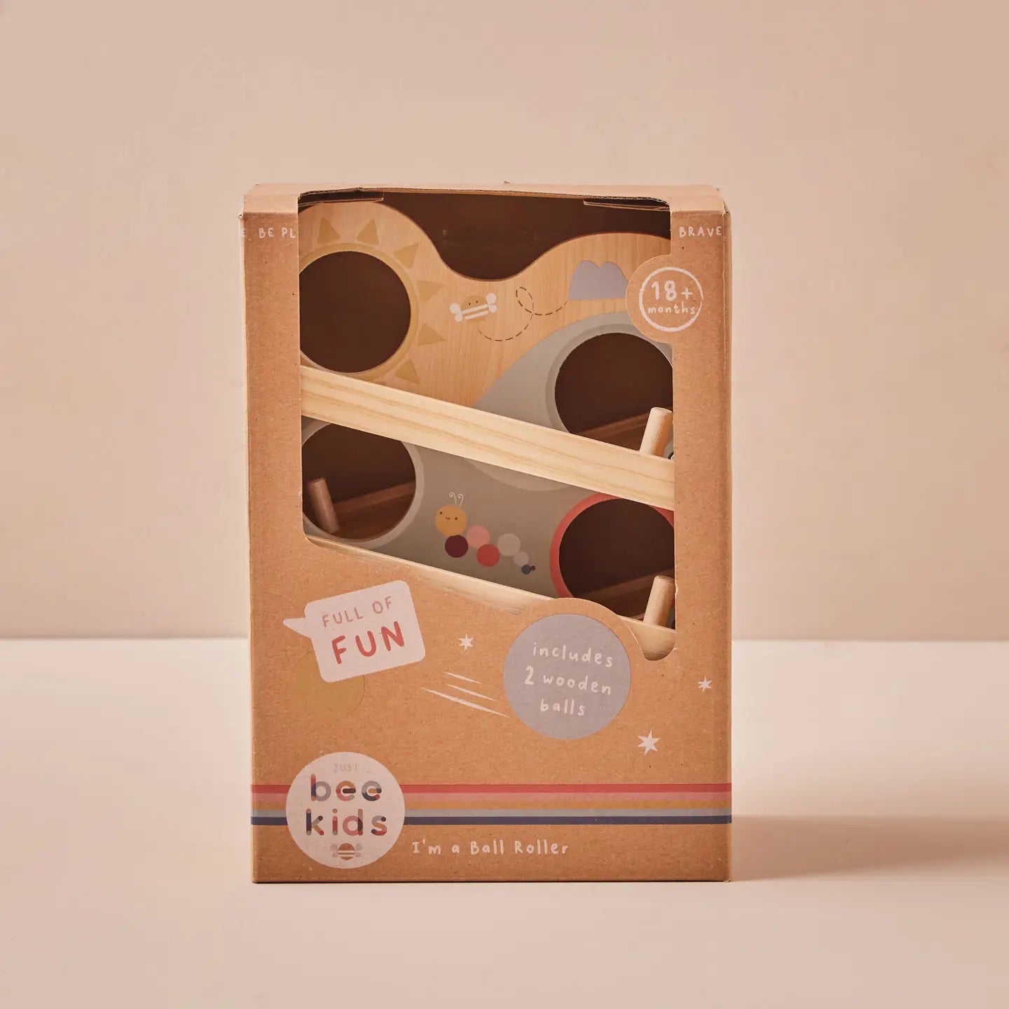 Just Bee Kids Wooden Ball Runner Toy (Fsc)