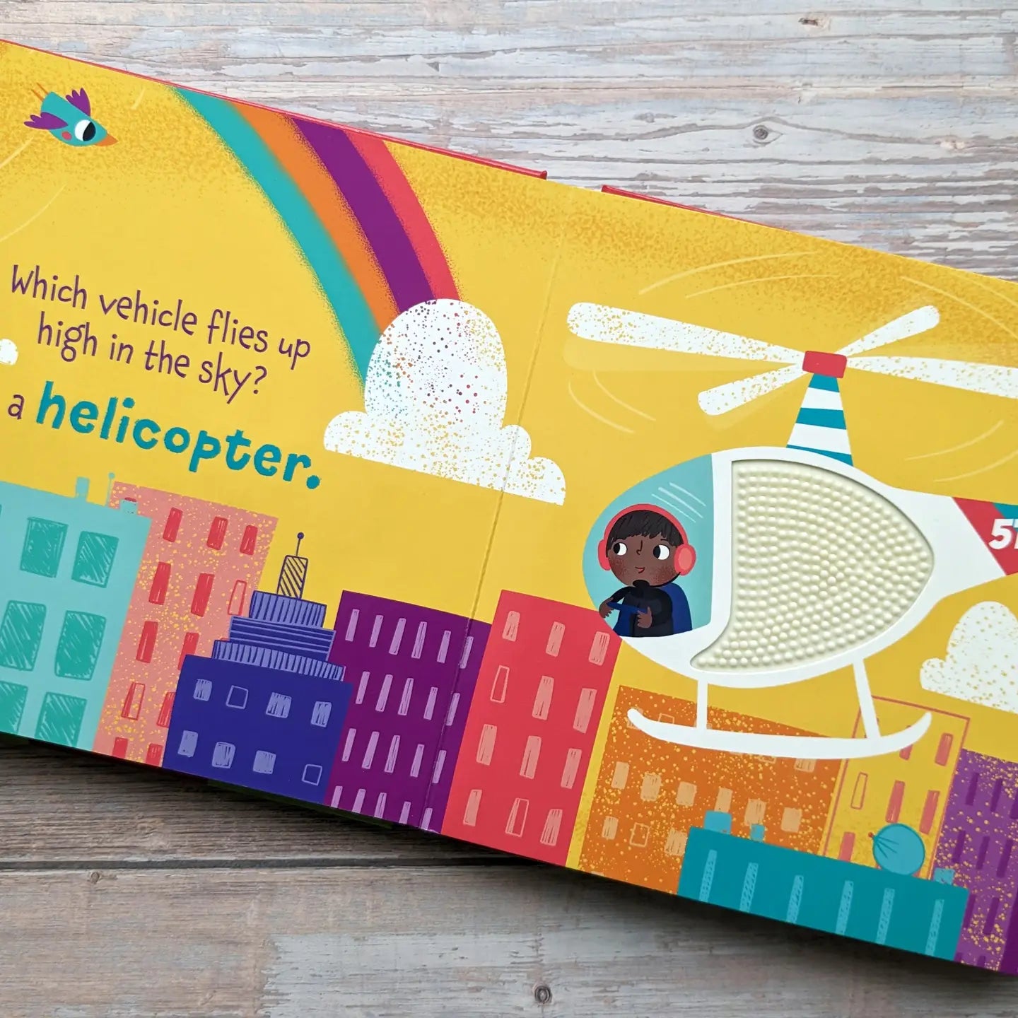 Touch & Feel Silicon Board Book - Vehicles