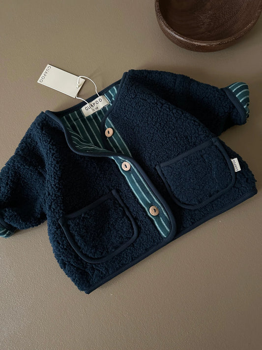 Teddy Jacket deep blue