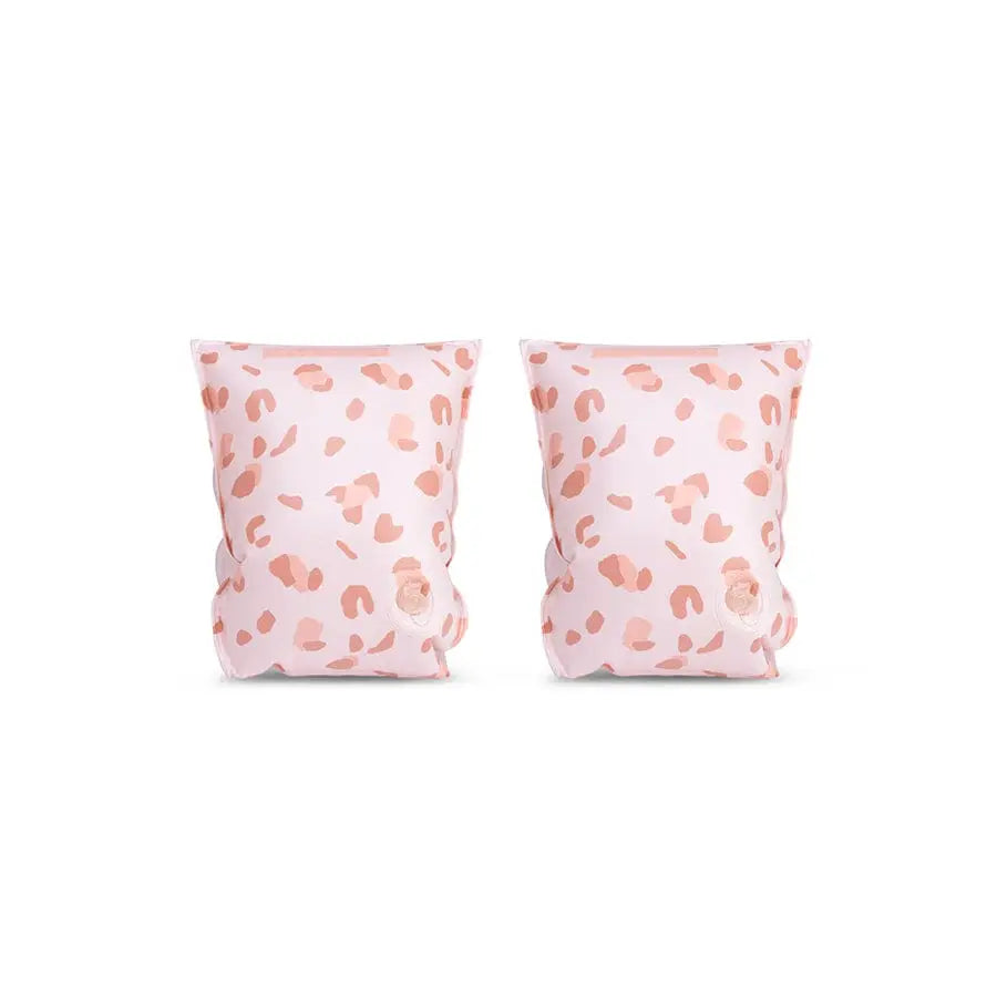 Leopard Old Pink Swimming Armbands