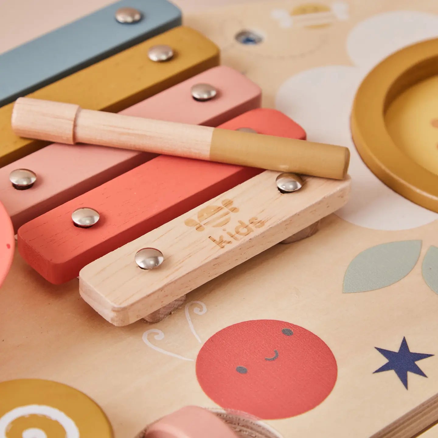 Wooden Table Top Music & Activity Table
