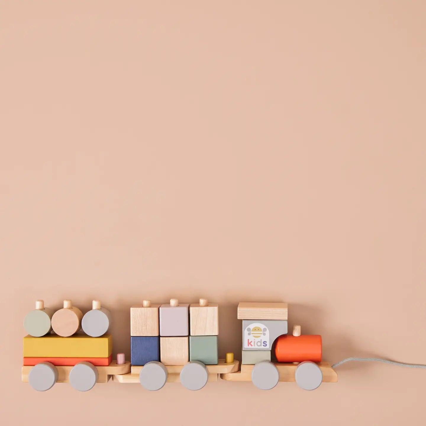 Wooden Pull Along Activity Train (Fsc)