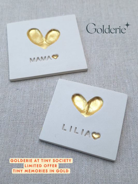 Tiny golden keepsake