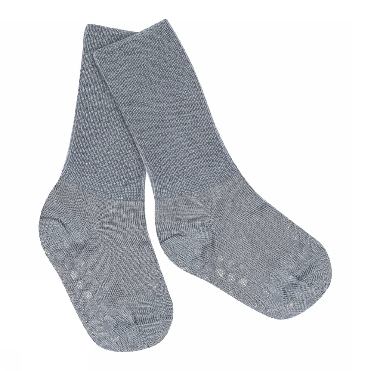Merino Wool Non-Slip Socks – Stone Blue