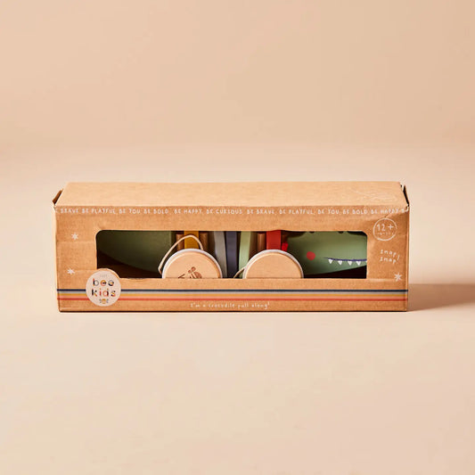 Just Bee Kids Wooden Crocodile Pull Along Toy Fsc®