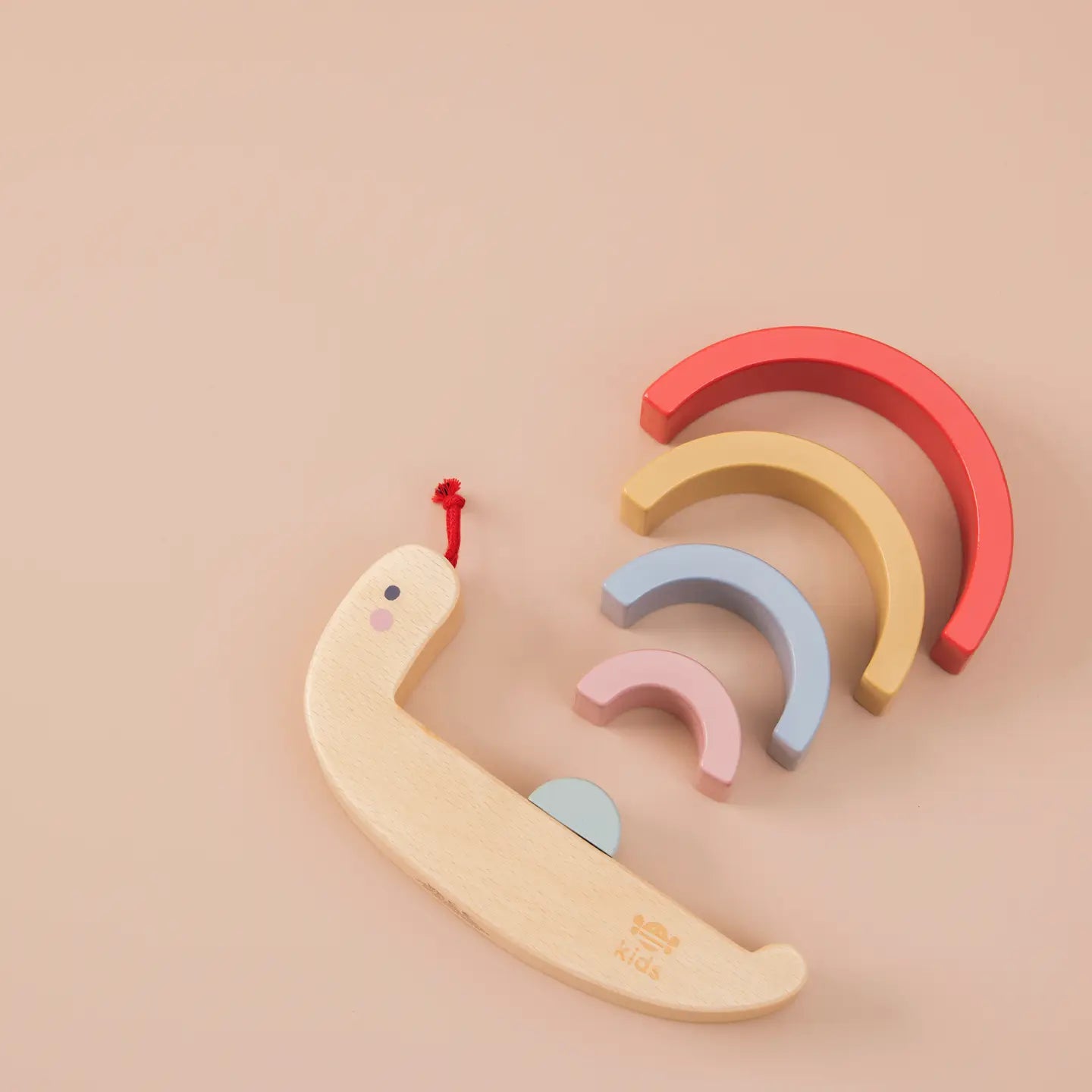 Just Bee Kids Wooden Snail Stacker Toy (Fsc)