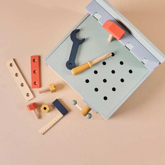 Just Bee Kids Wooden Tool Bench Fsc