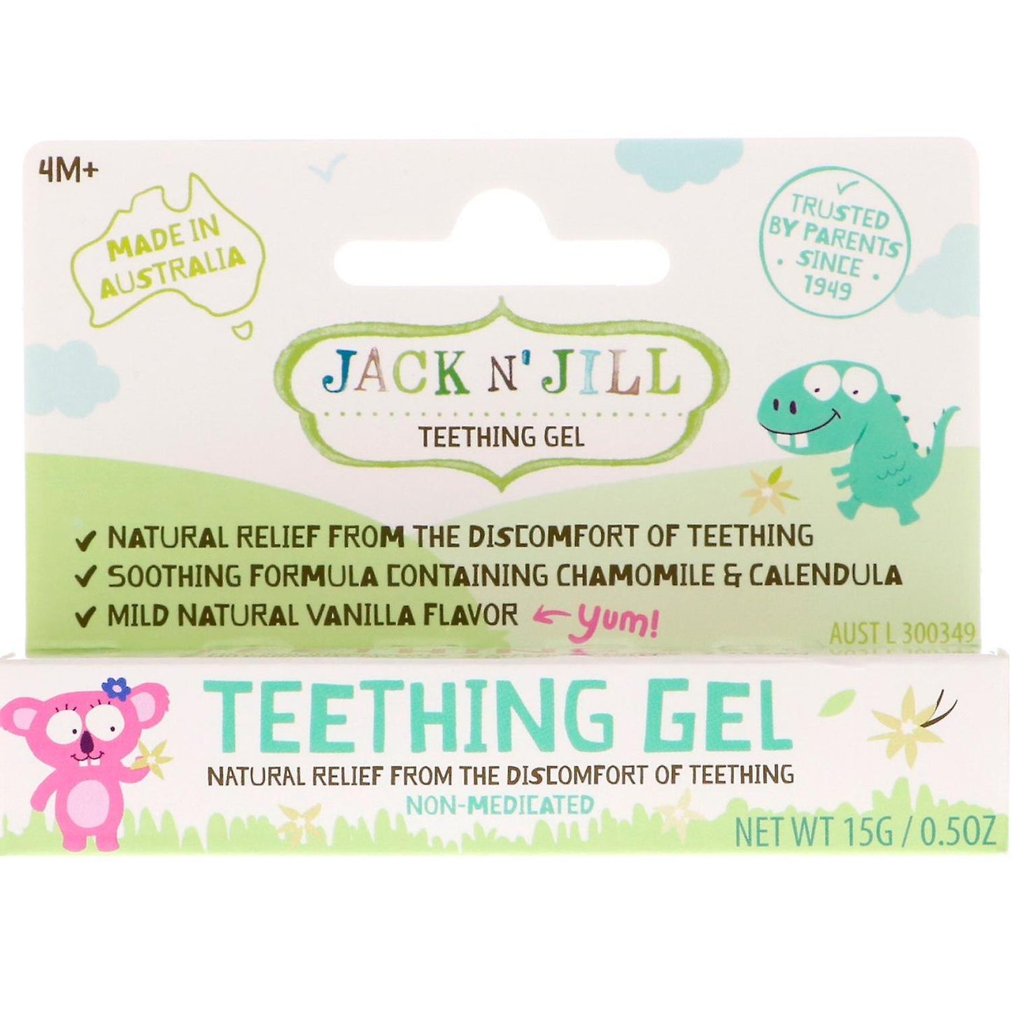 Jack N' Jill Teething Gel 15g