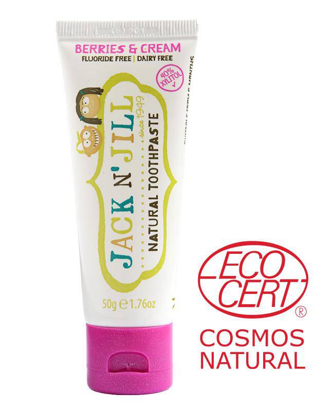 Jack N' Jill Natural Toothpaste Fluoride Free 50g