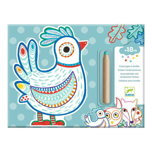 Djeco magic coloring animals in the forest