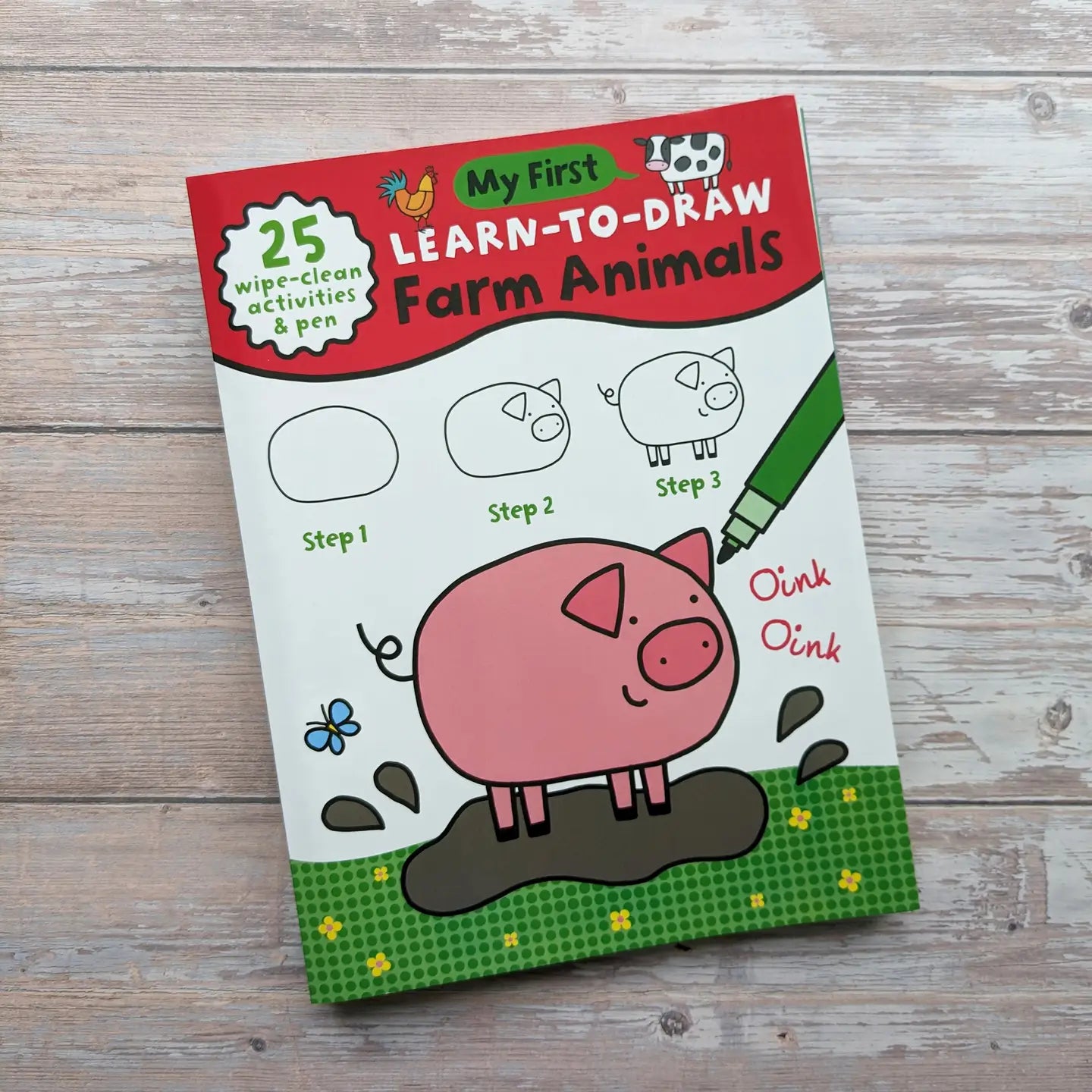 Learn To Draw Baby Animals - Wipe Clean Book