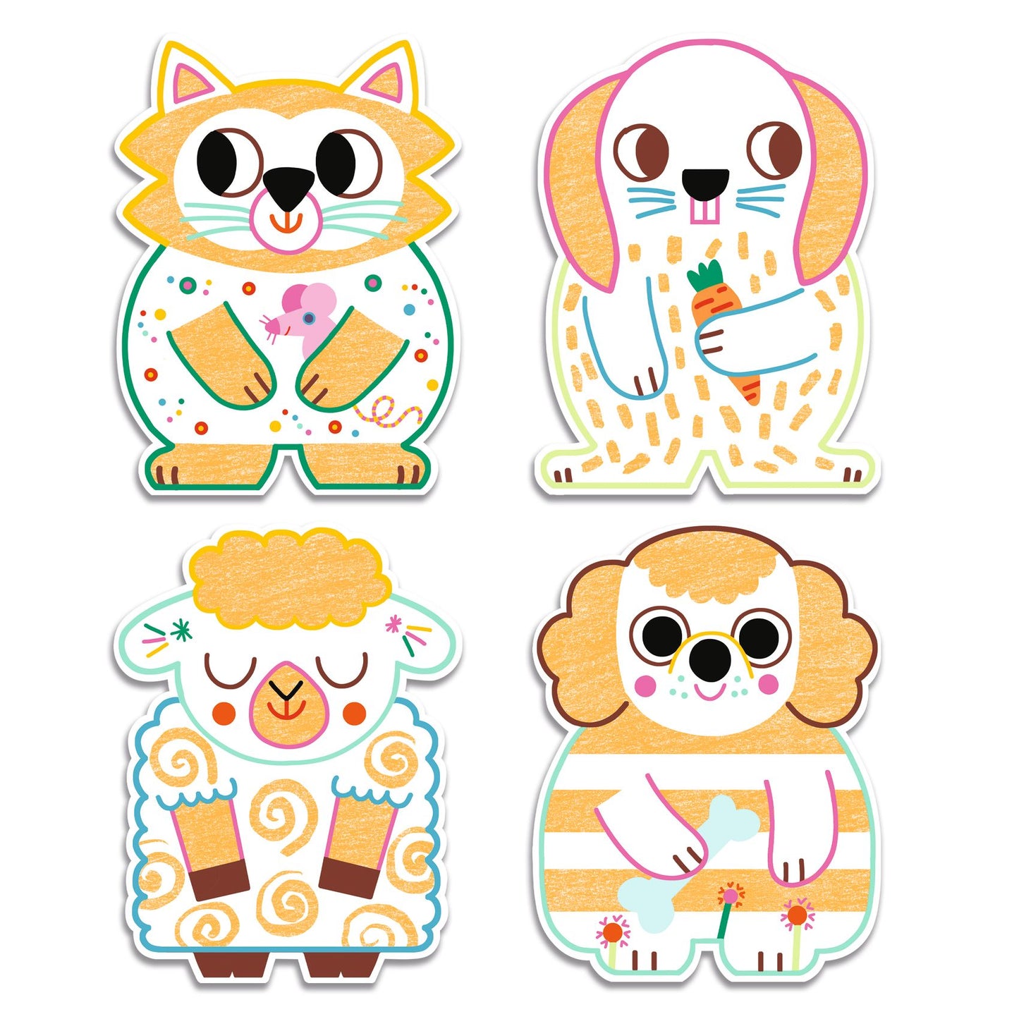 Djeco Magic coloring Pets