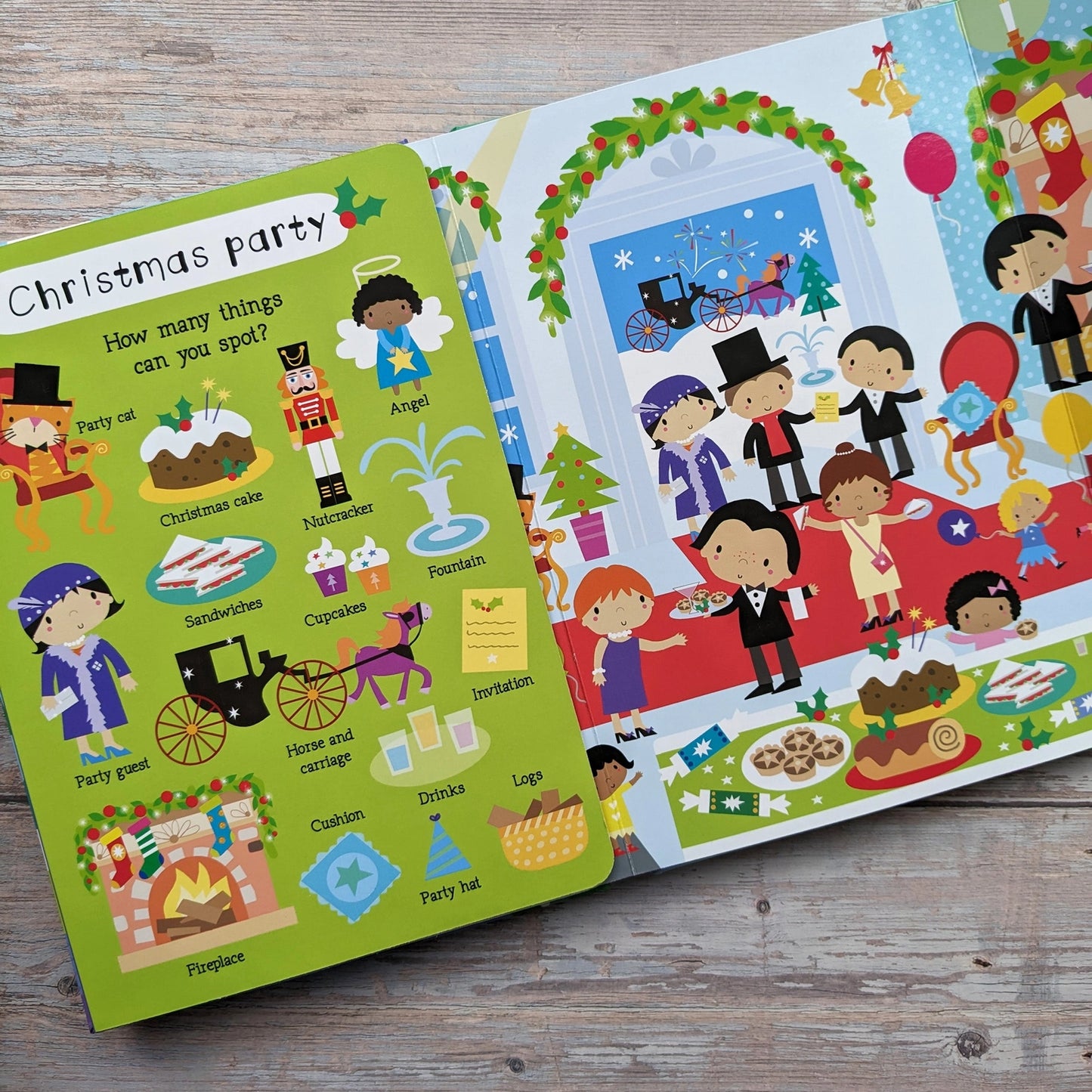 Let’S Spot Christmas | Festive Fold-Out Spotting Book For Children