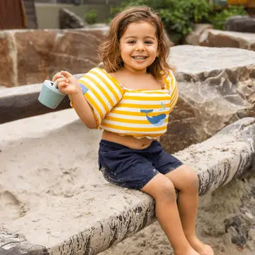 Whale Yellow/White Puddle Jumper 2-6 Years