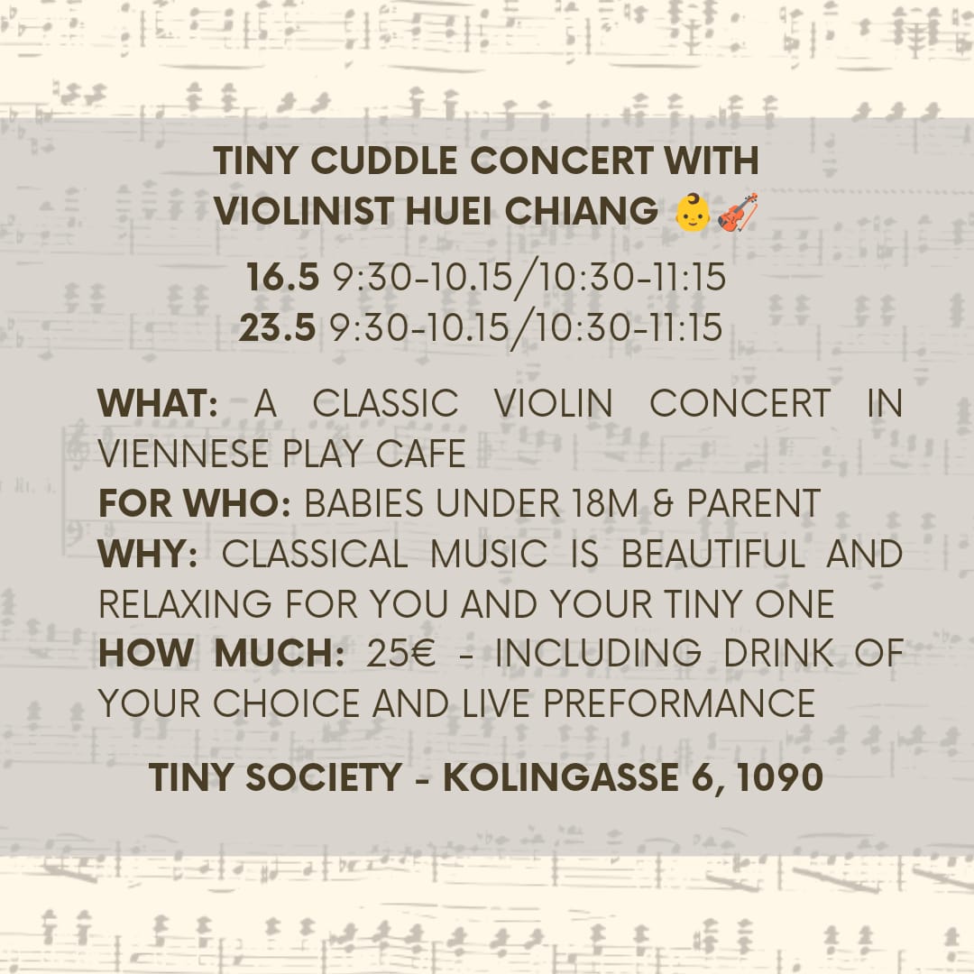 Tiny Cuddle Concert in May