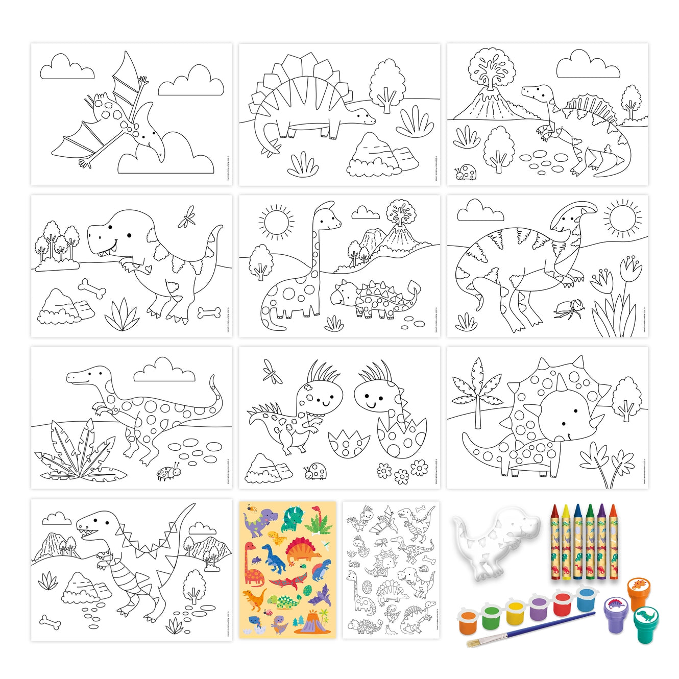 Dinosaurs Art Activity Set