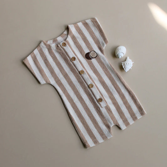 Organic Terry Onesie - Vintage Green
