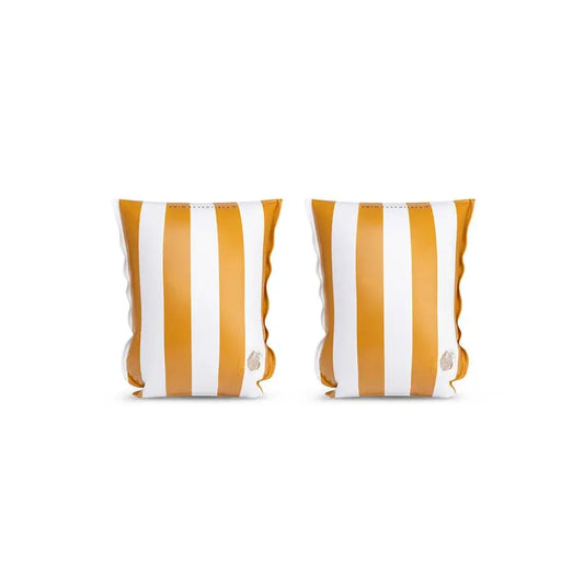 Brown/White Swimming Armbands