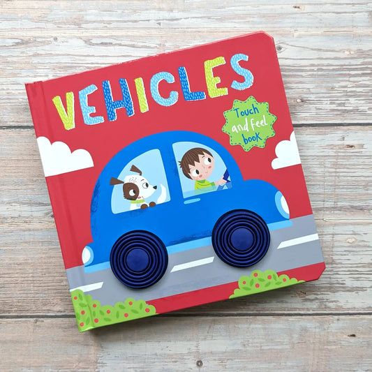Touch & Feel Silicon Board Book - Vehicles