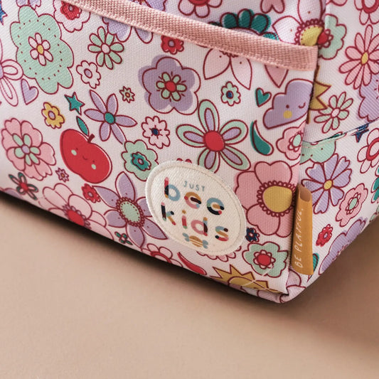 Retro Floral Insulated Lunch Bag