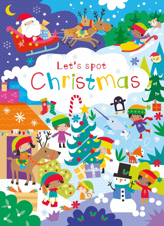Let’S Spot Christmas | Festive Fold-Out Spotting Book For Children