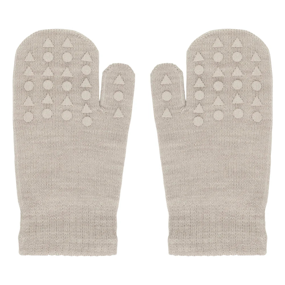 Mittens with non-slip grip for babies and toddlers-Merino Wool