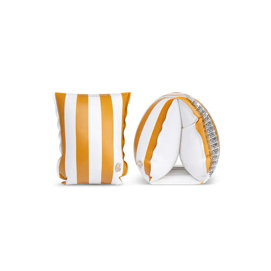 Brown/White Swimming Armbands