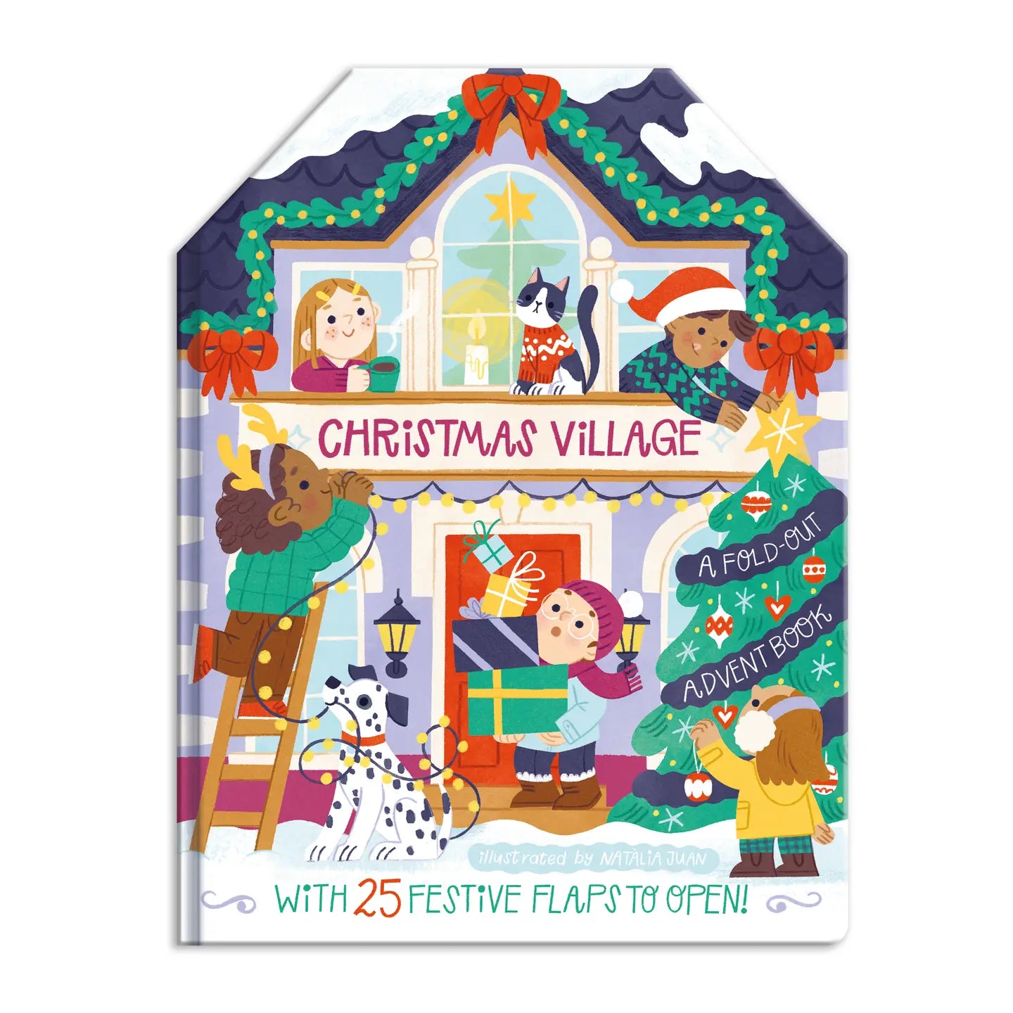 Christmas Concertina Book - Christmas Village
