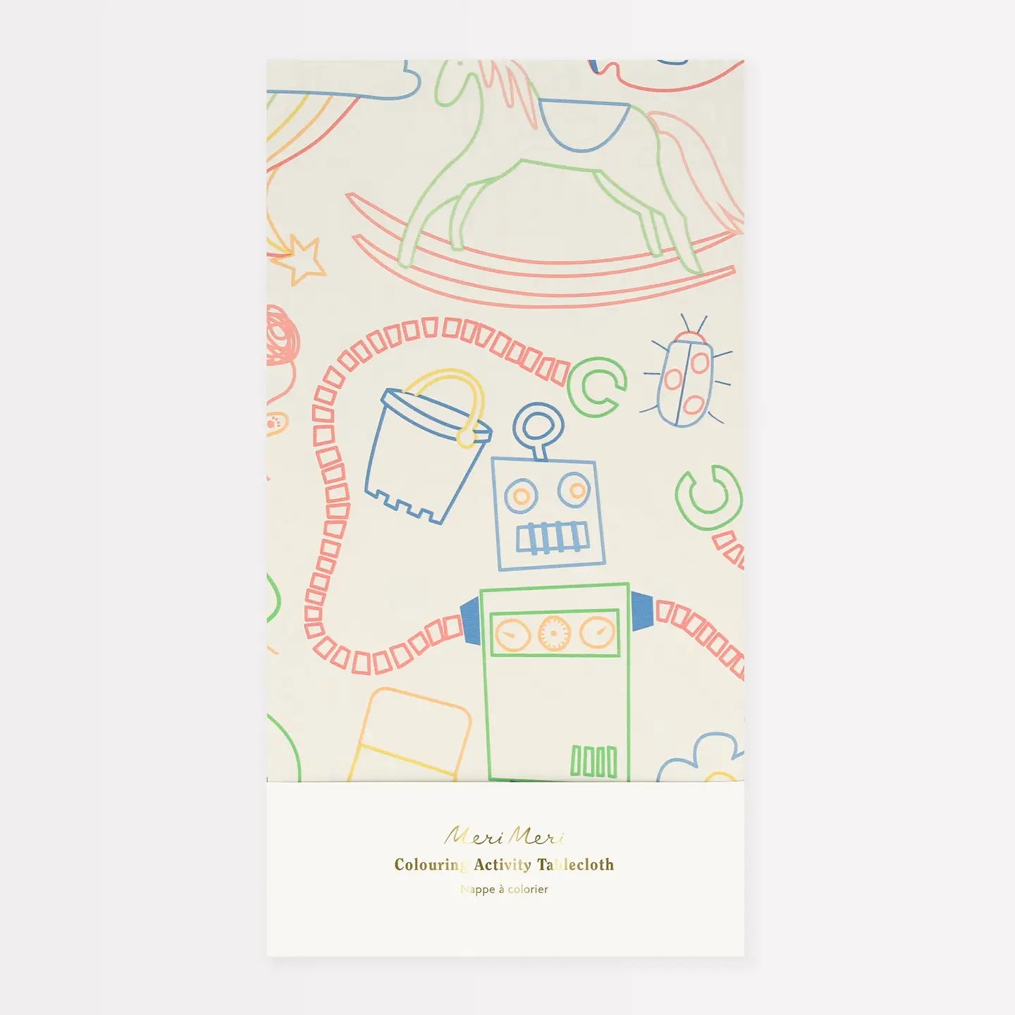 Colour in Activity Tablecloth