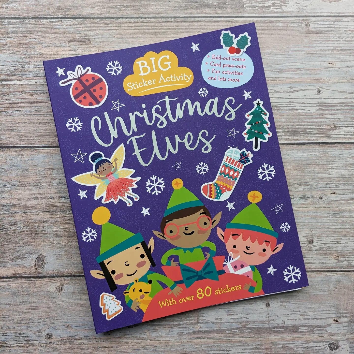 Big Sticker Book Christmas - Elves