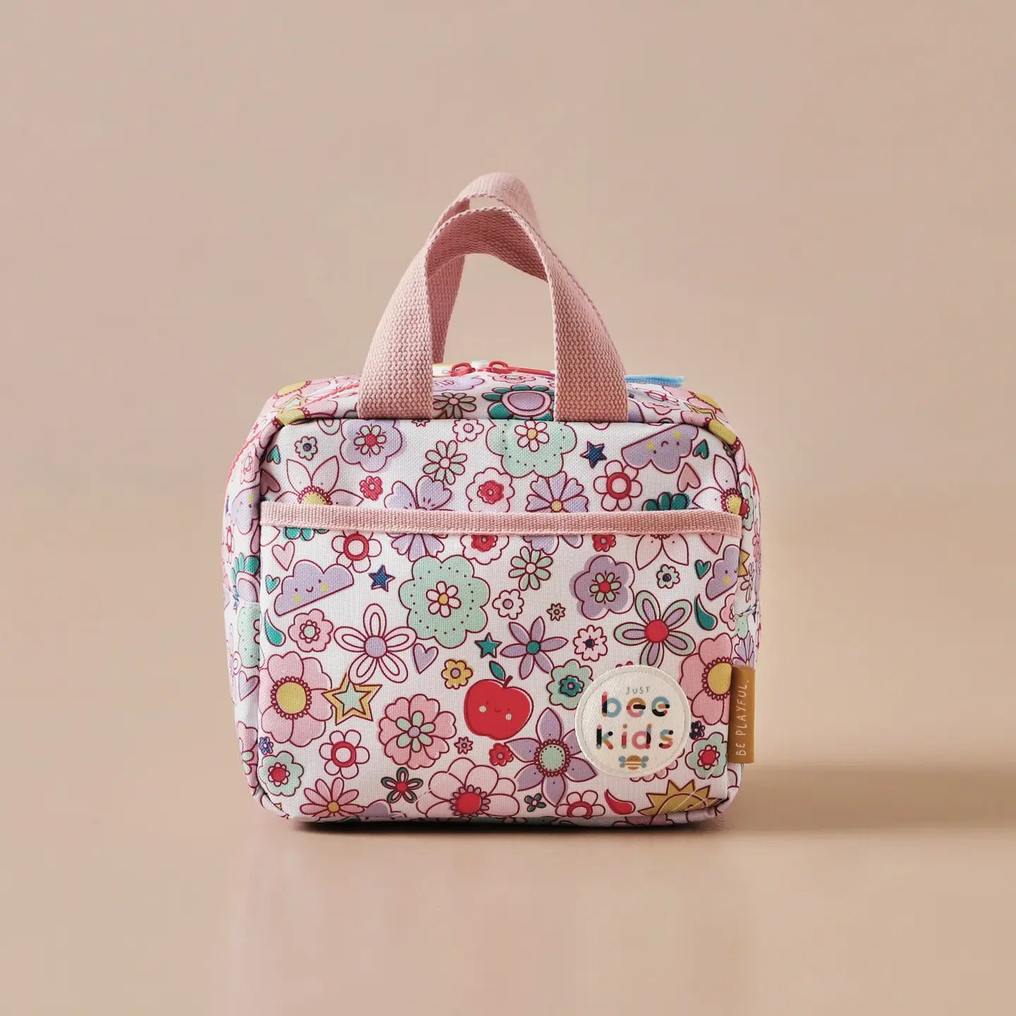 Retro Floral Insulated Lunch Bag