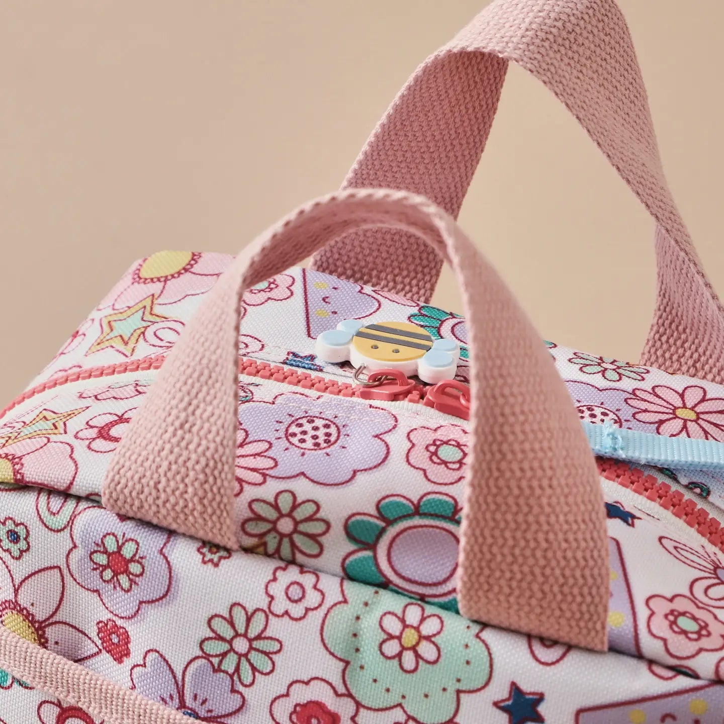 Retro Floral Insulated Lunch Bag