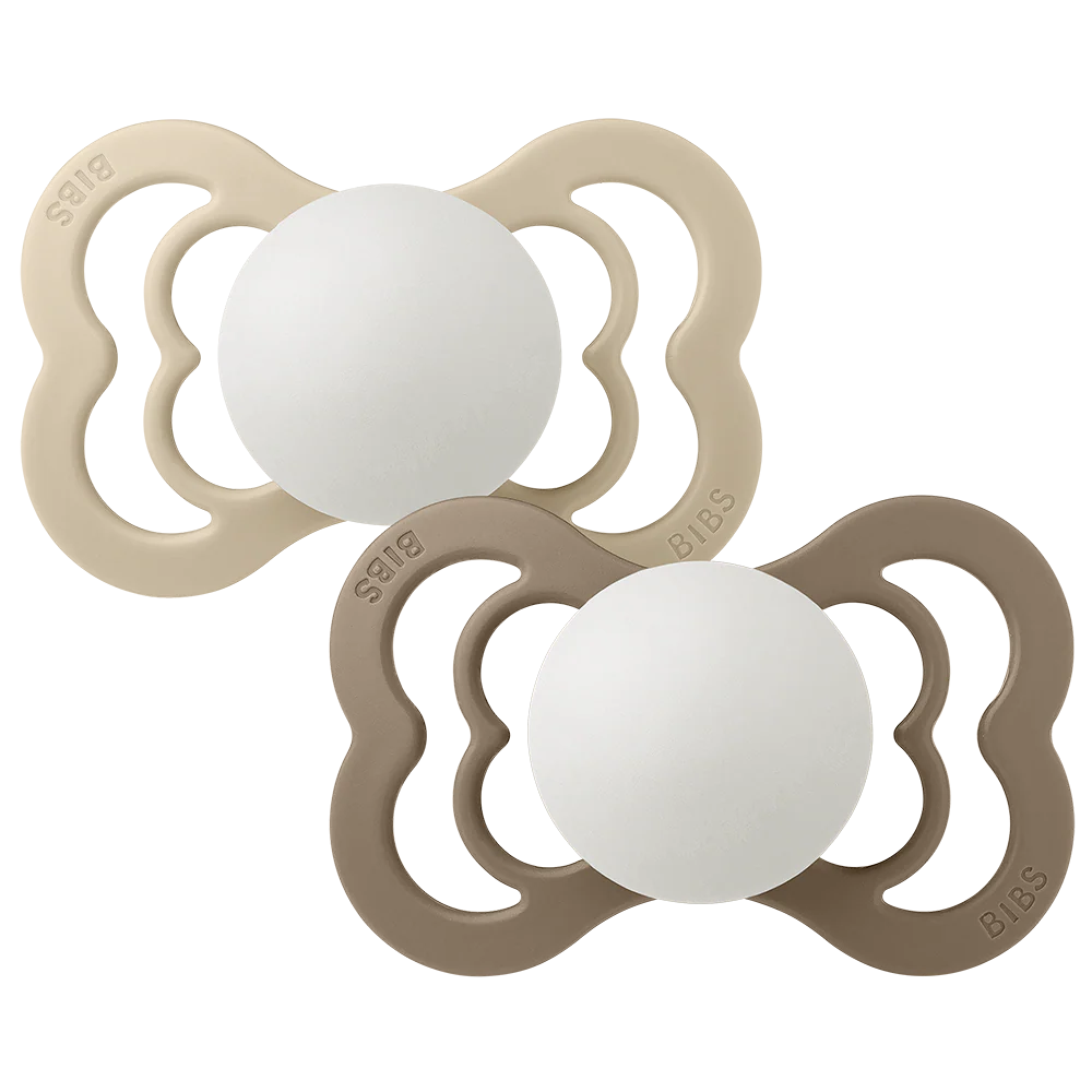 Supreme GLOW Pacifiers 2 Pack - Vanilla /Dark Oak