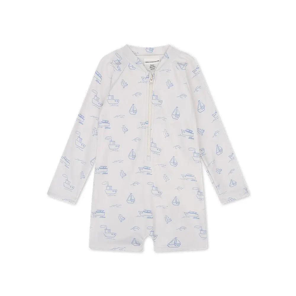 Uv Swimsuit Boys - Beige/Blue - Seas the Day