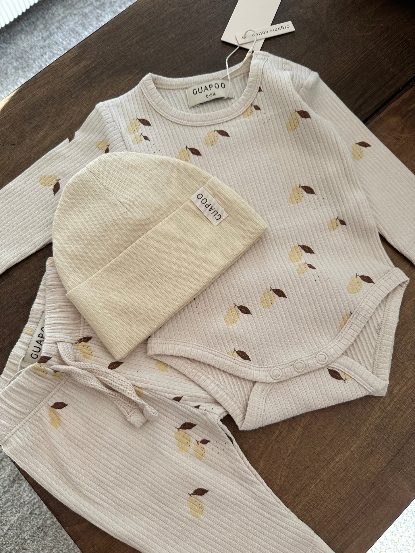 Baby body soft yellow