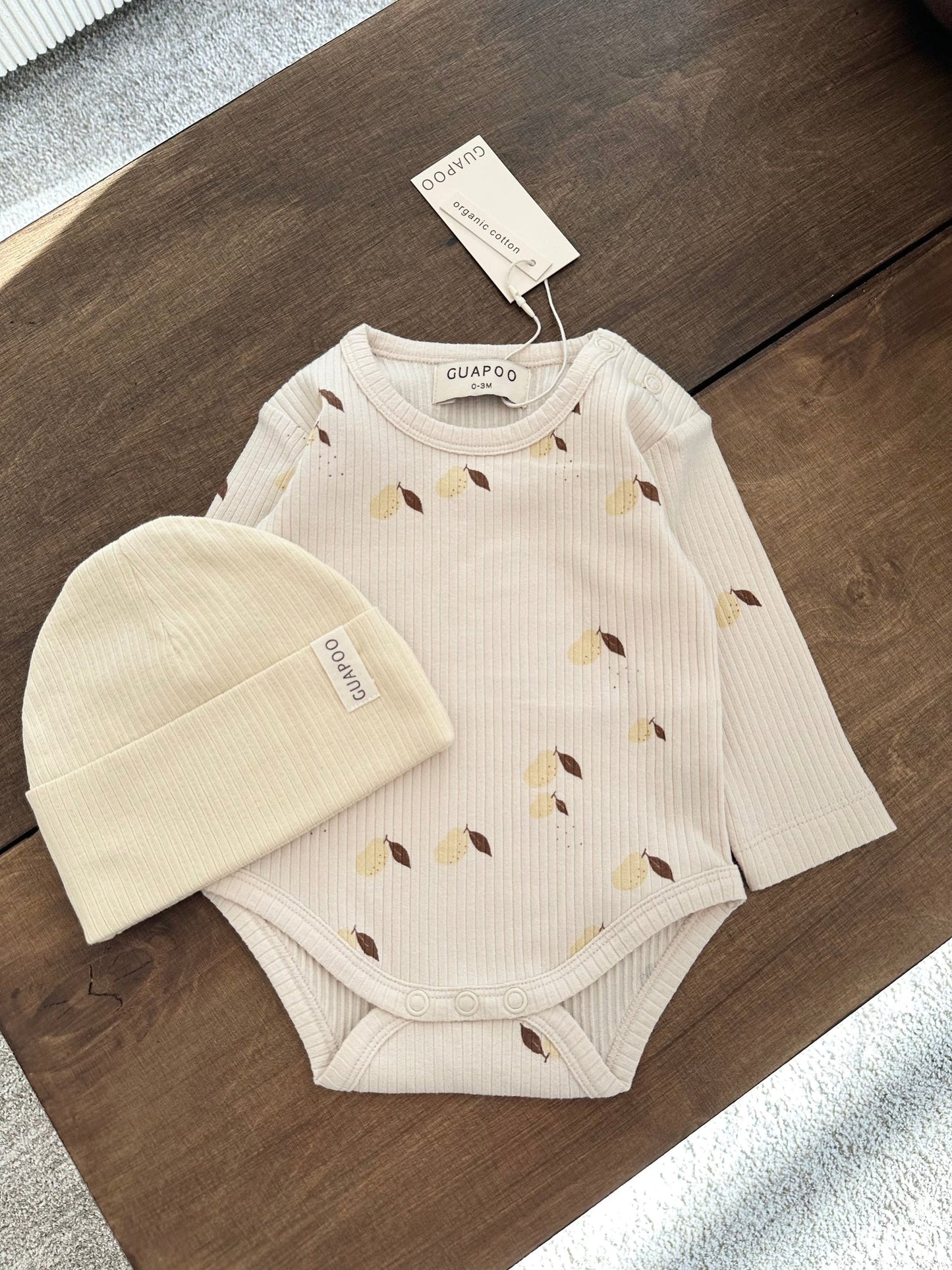 Baby body soft yellow