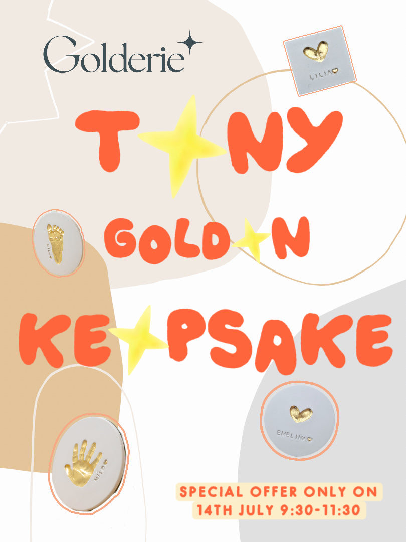 Tiny golden keepsake