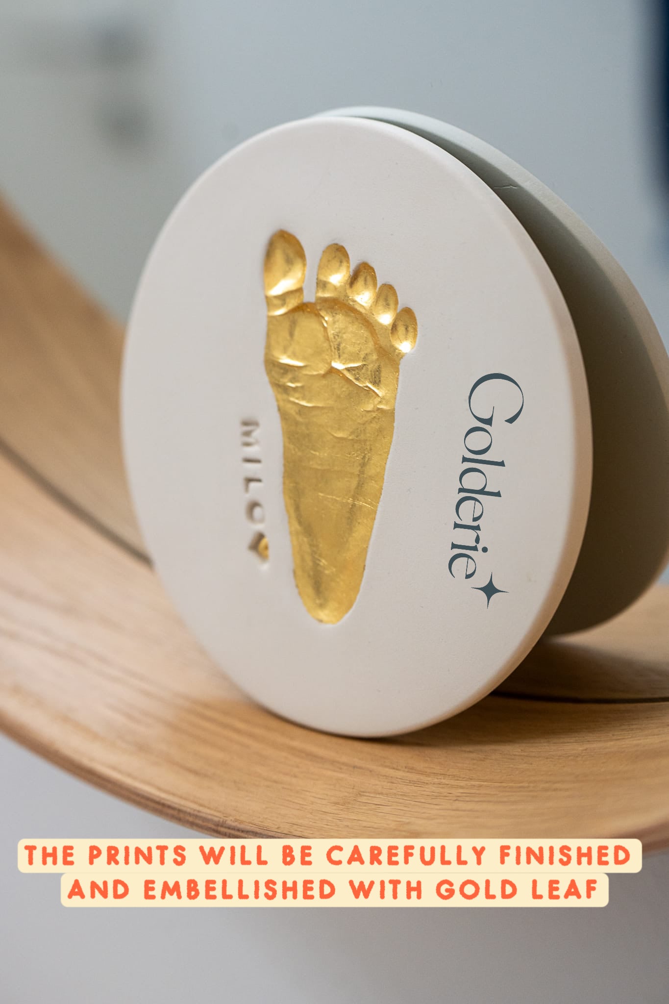 Tiny golden keepsake