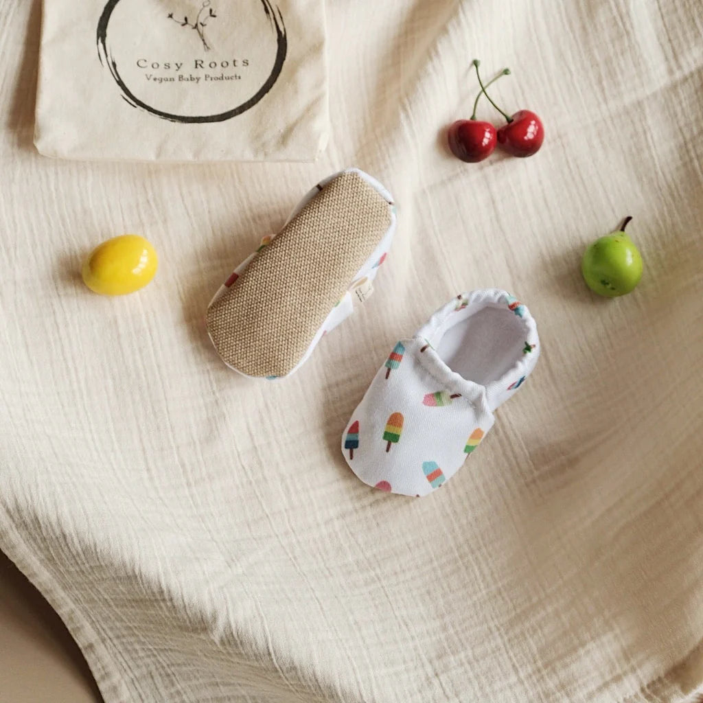 Vegan Shoes- Vanessa_Boesh X Cosy Roots - Ice Pops